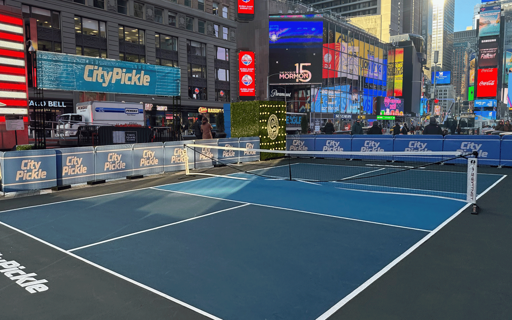 CP Times Sq Plaza Activation hero render