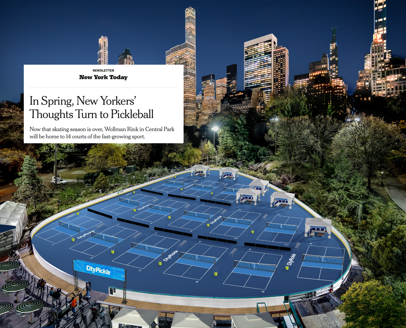 CityPickle at Wollman Rink