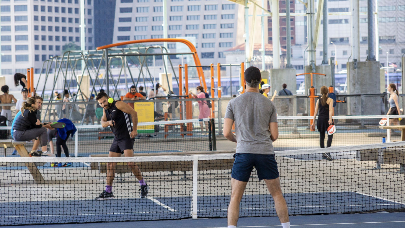 You can play pickleball at Hudson Yards starting next month