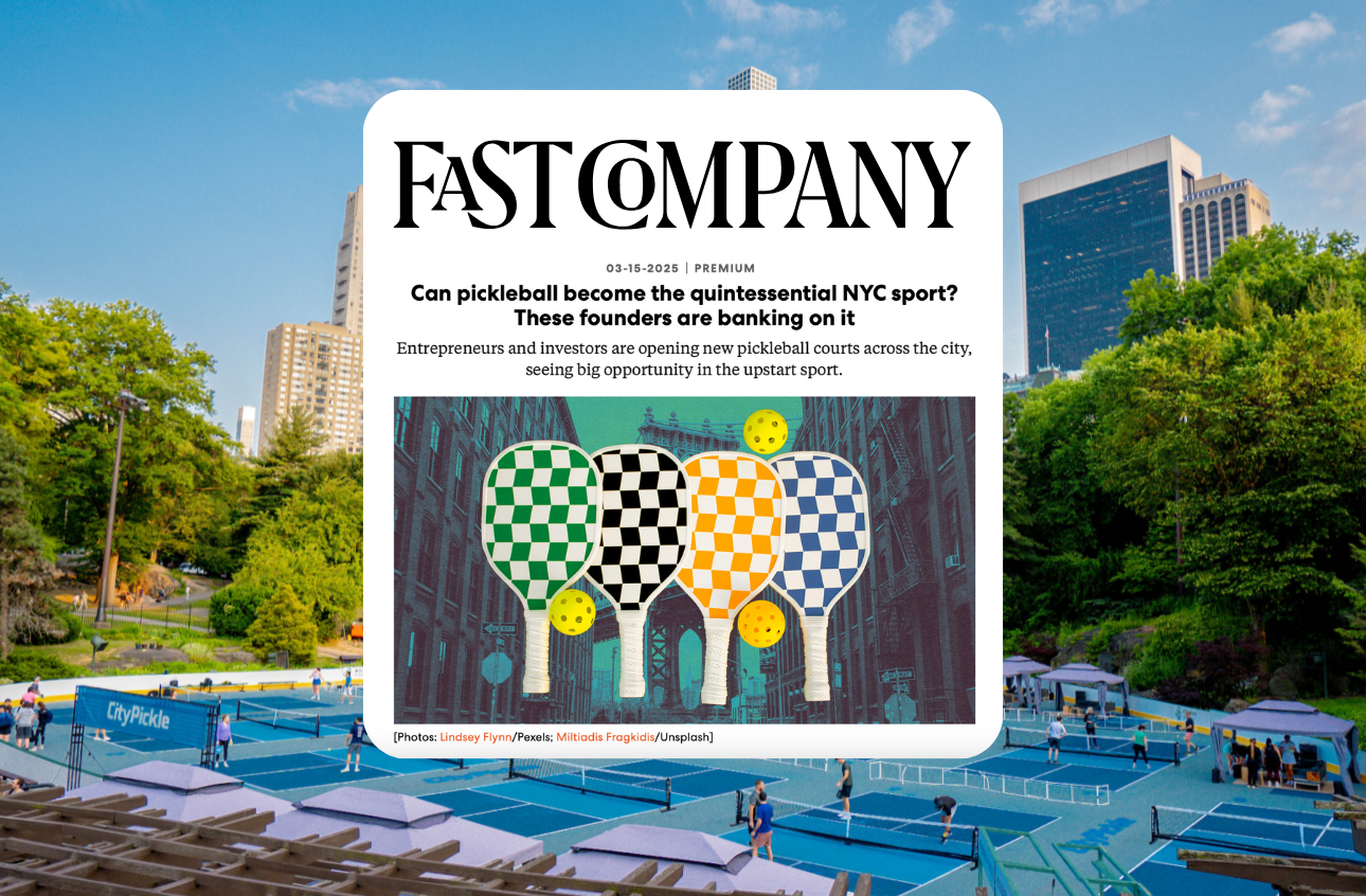 Fast Company Spotlights CityPickle as NYC’s Pickleball Industry Leader