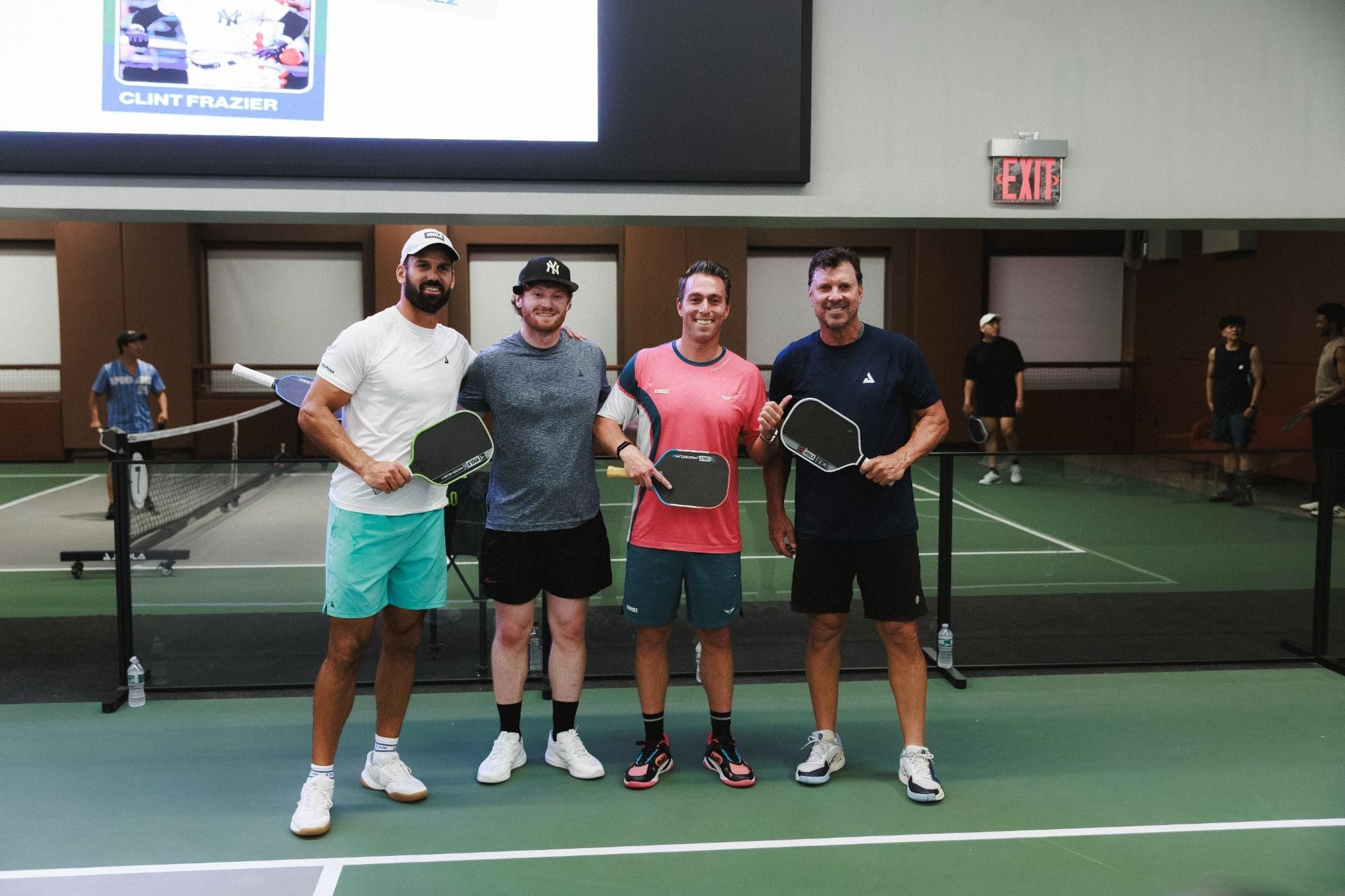 MLB and NFL Legends Hit the Courts